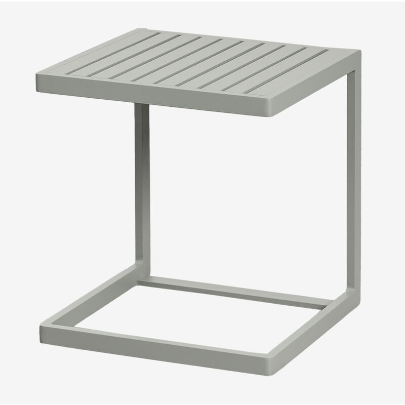 foto del prodotto tavolino da giardino quadrato 40x40 cm in alluminio dulem sklum