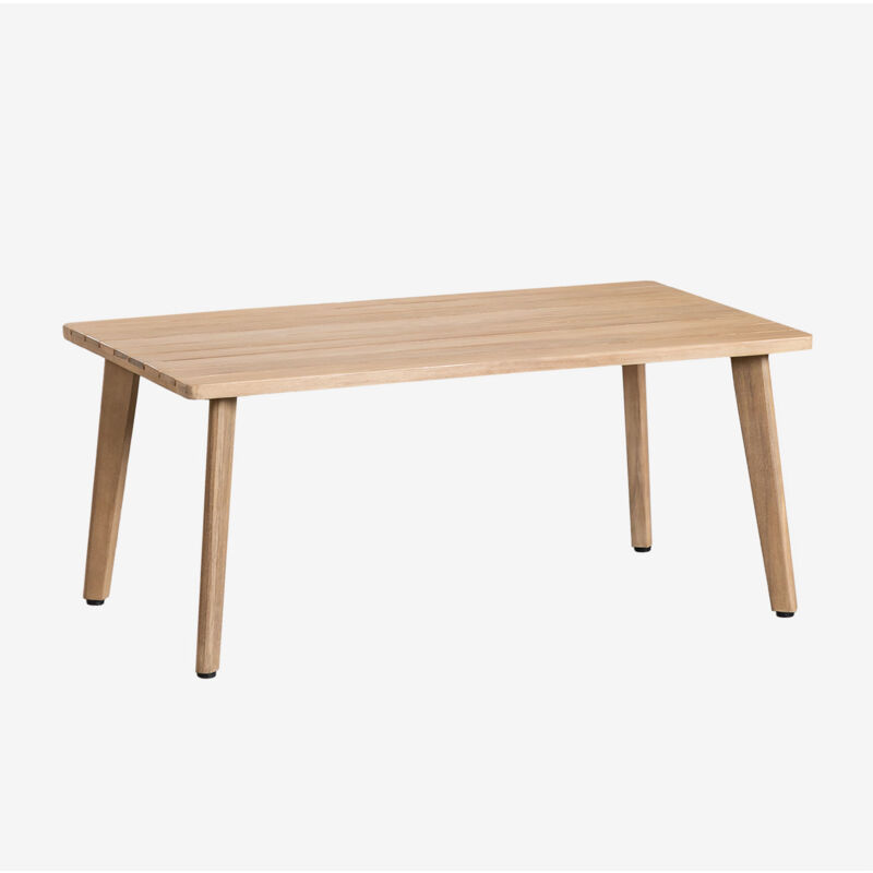 foto del prodotto tavolino da giardino rettangolare 90x50 cm in legno di acacia kaela sklum