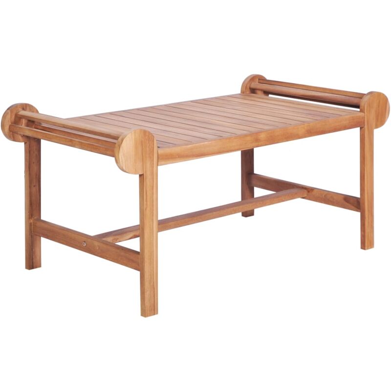 foto del prodotto tavolino da salotto 100x50x45 cm in massello di teak vidaxl