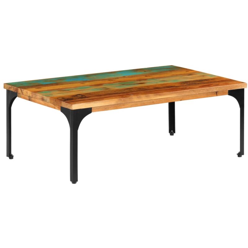 foto del prodotto tavolino da salotto 100x60x35 cm legno massello di recupero vidaxl