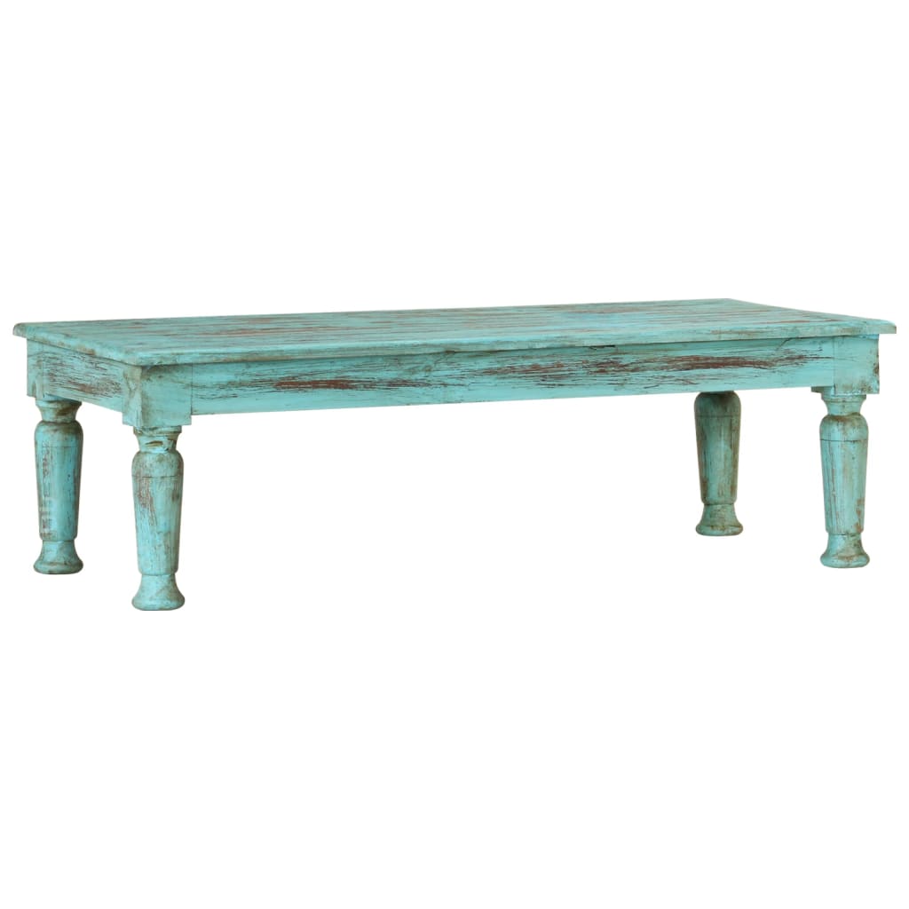 foto del prodotto tavolino da salotto 110x50x34 cm in legno massello di recupero cod mxl 17062
