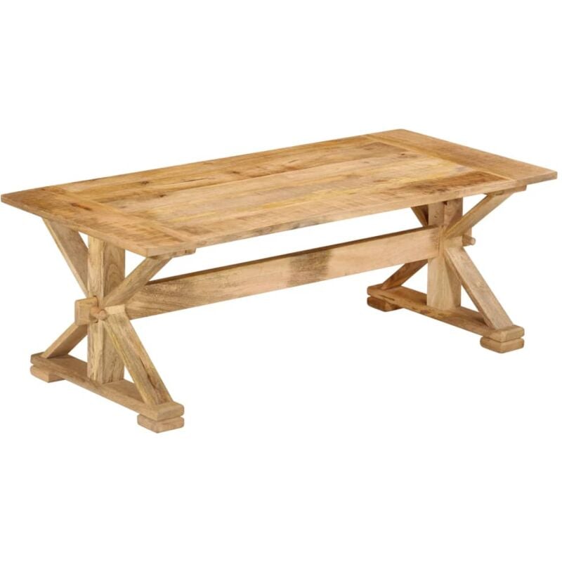 foto del prodotto tavolino da salotto 110x52x40 cm in legno massello di mango vidaxl