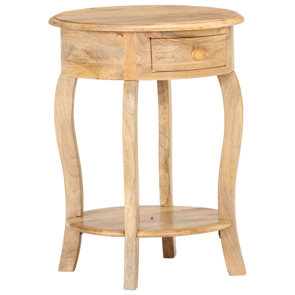 foto del prodotto tavolino da salotto 37x37x61 cm in legno massello di mango