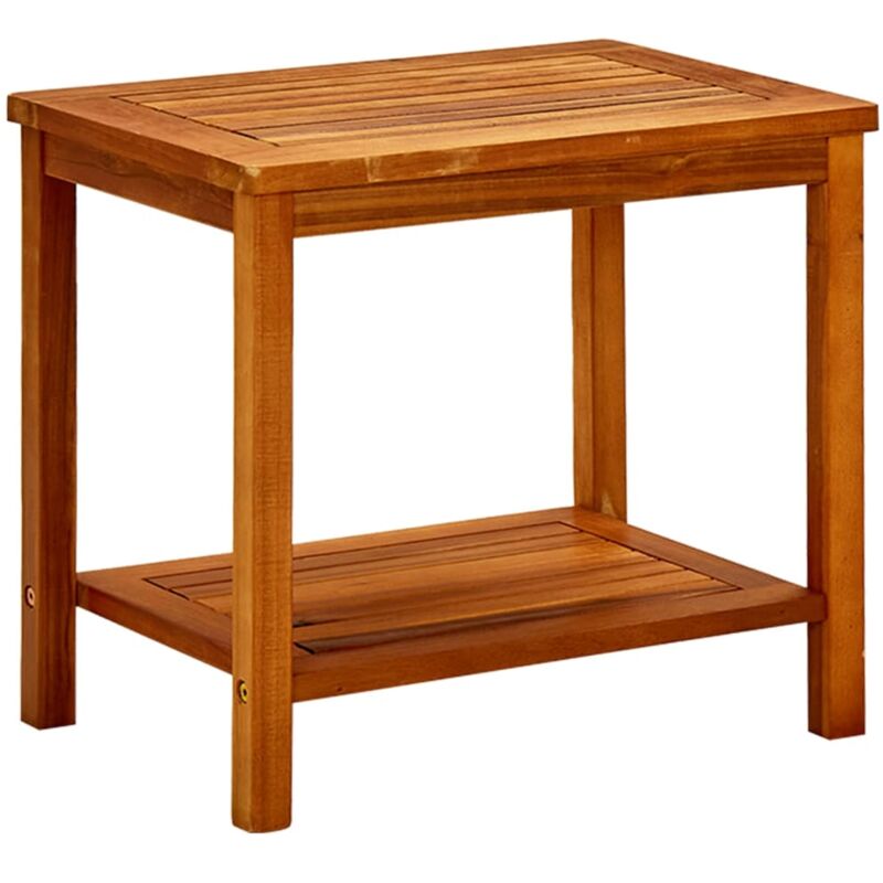 foto del prodotto tavolino da salotto 50x35x45 cm in legno massello di acacia vidaxl
