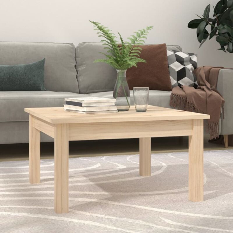 foto del prodotto tavolino da salotto 55x55x30 cm legno massello di pino vidaxl
