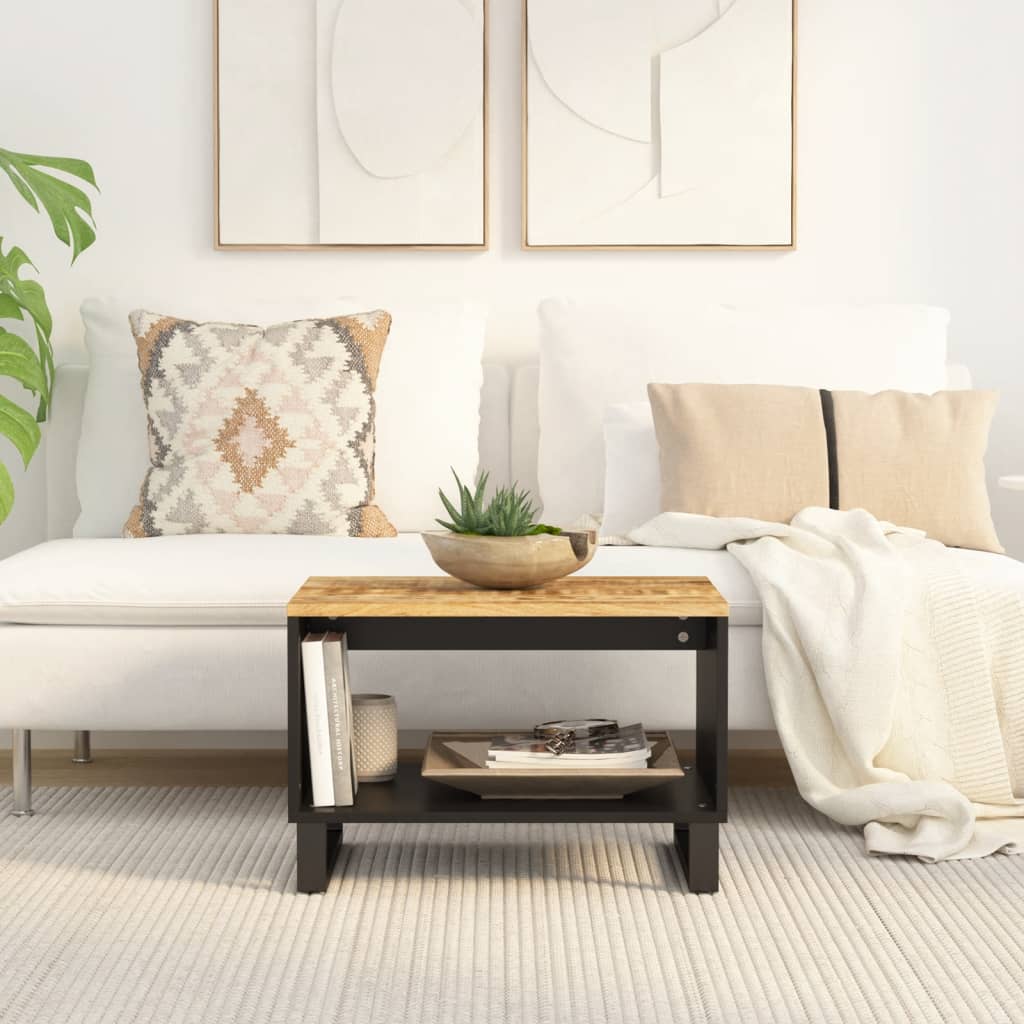 foto del prodotto tavolino da salotto 60x50x40 cm in legno massello di mangocod mxl 103557