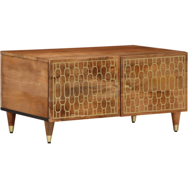 foto del prodotto tavolino da salotto 80x50x40 cm legno massello di mango vidaxl
