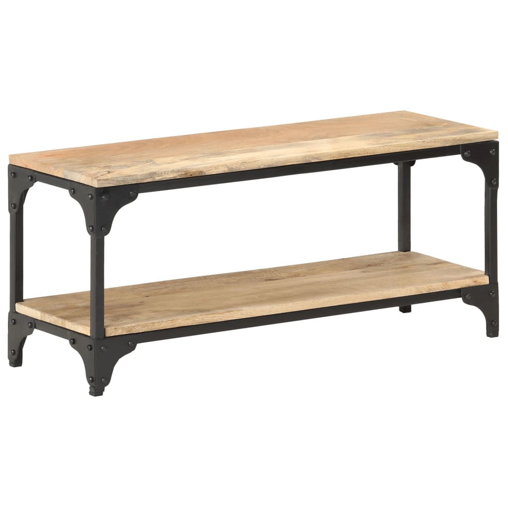 foto del prodotto tavolino da salotto 90x30x40 cm in legno massello di mango cod mxl 68668