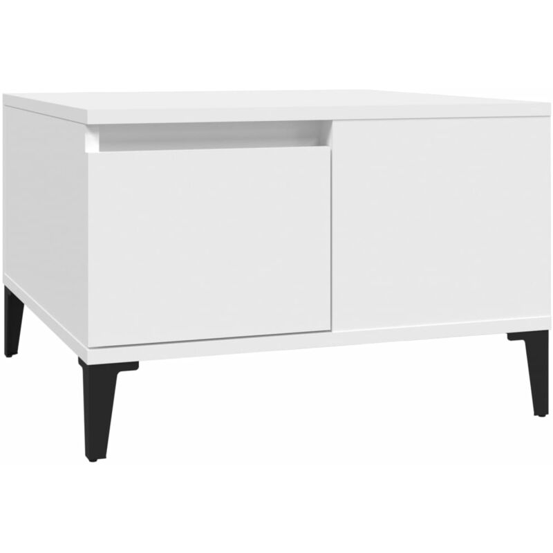 foto del prodotto tavolino da salotto bianco 55x55x36,5 cm in legno multistrato vidaxl