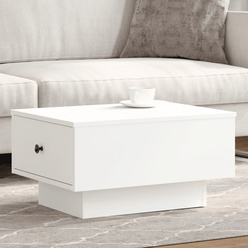 foto del prodotto tavolino da salotto bianco 60x45x31 cm in legno multistrato vidaxl