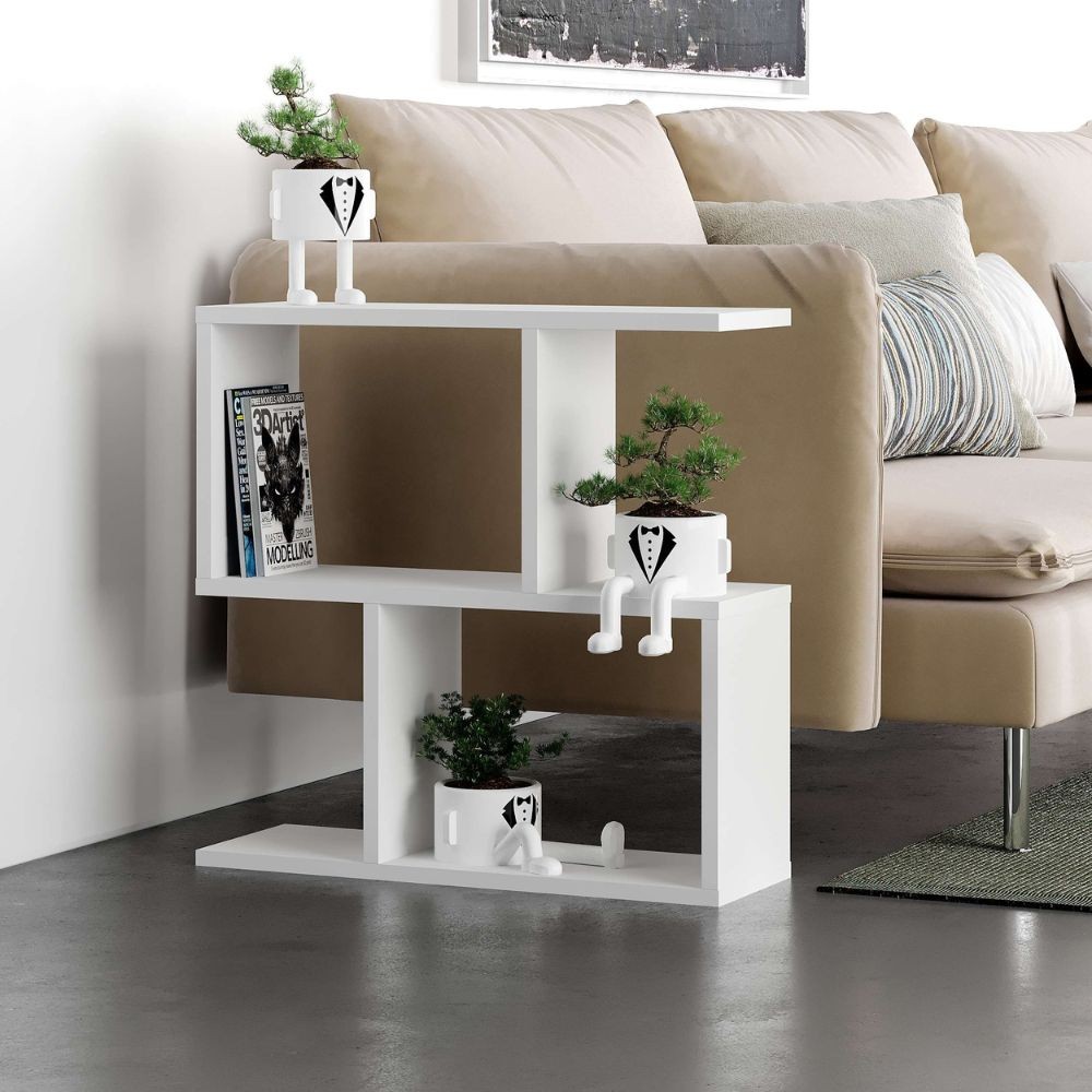 foto del prodotto tavolino da salotto bianco homemania 60x19,5x60h design moderno e versatilit in un solo complemento d 39 arredo