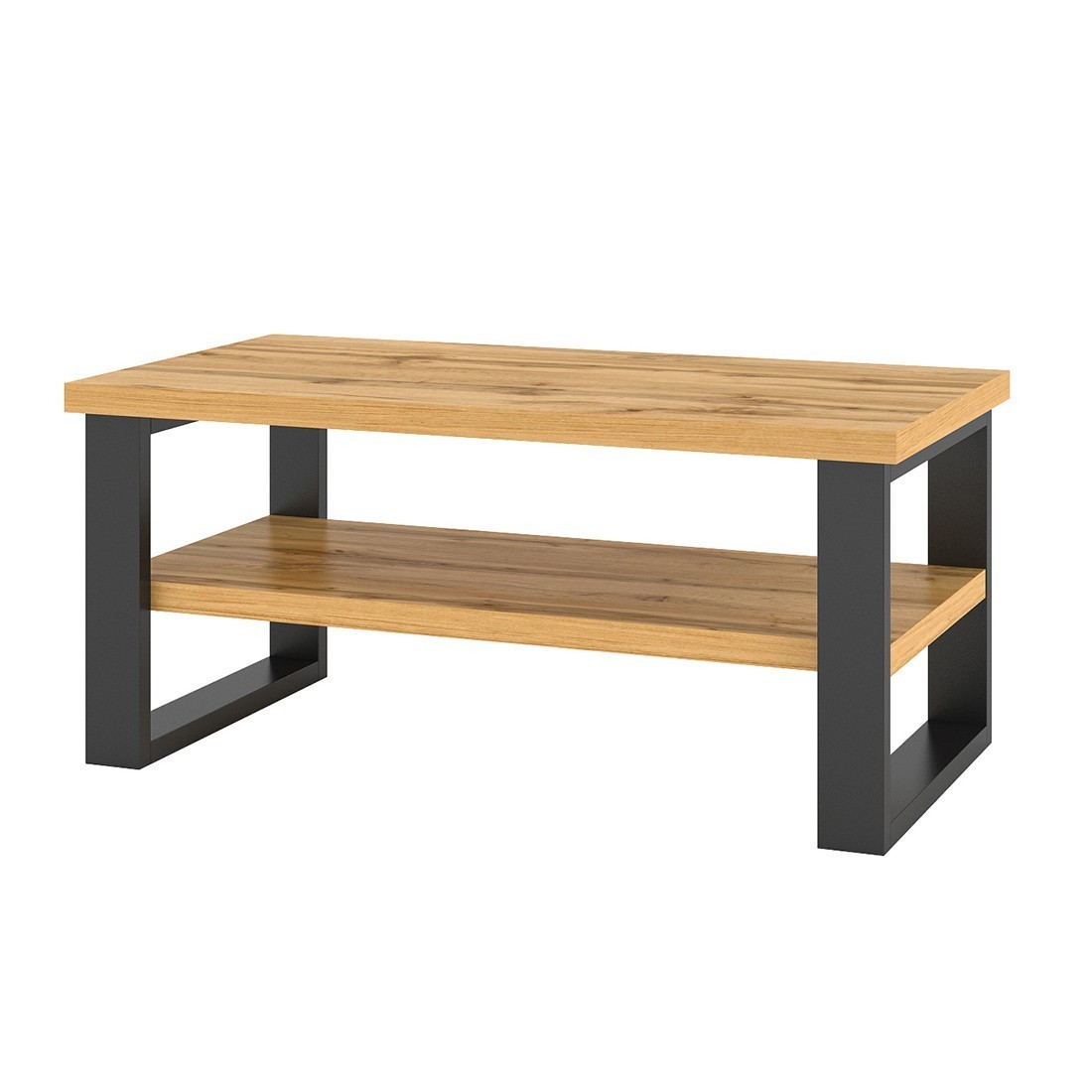 foto del prodotto tavolino da salotto design collezione milo colore rovere. mobile ideale per il tuo soggiorno.