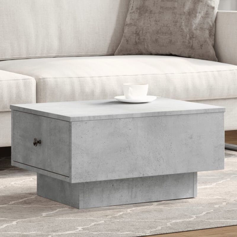 foto del prodotto tavolino da salotto grigio cemento 60x45x31cm legno multistrato vidaxl