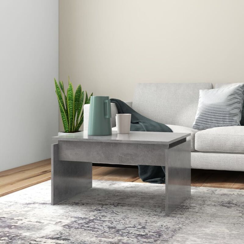 foto del prodotto tavolino da salotto grigio cemento 68x50x38cm legno multistrato vidaxl