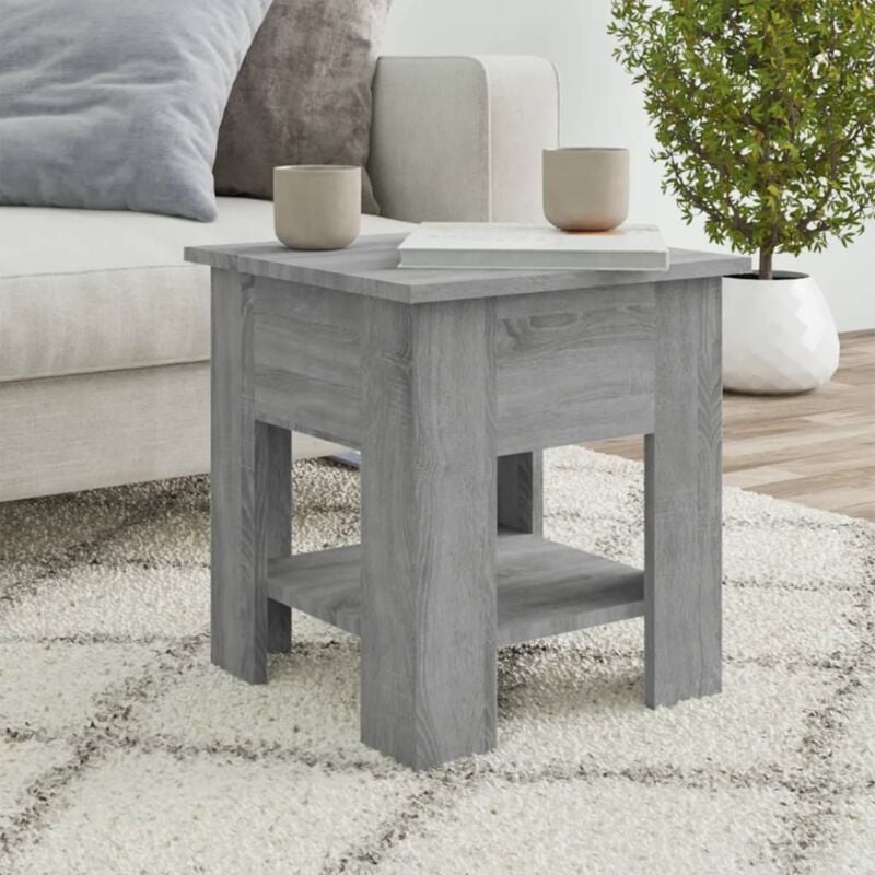 foto del prodotto tavolino da salotto grigio sonoma 40x40x42 cm legno multistrato vidaxl