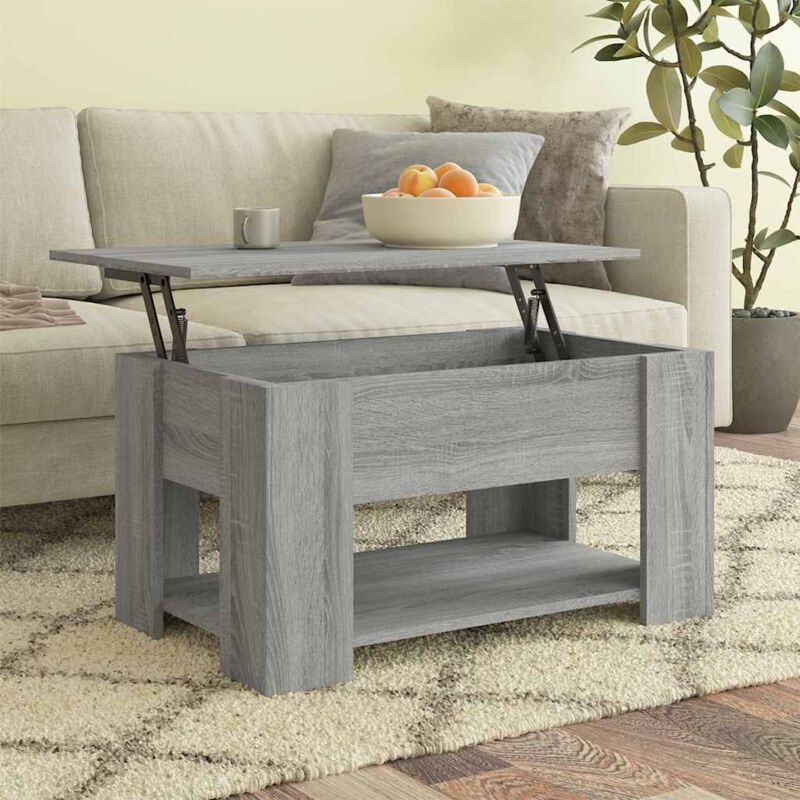 foto del prodotto tavolino da salotto grigio sonoma 79x49x41 cm legno multistrato vidaxl