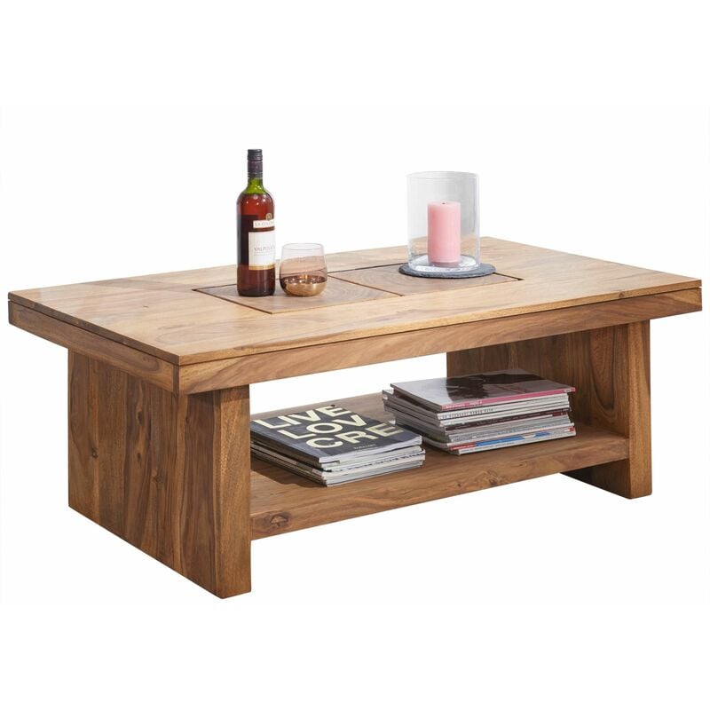 foto del prodotto tavolino da salotto in legno di sheesham palissandro 118x70x45 marrone tinto turin 17
