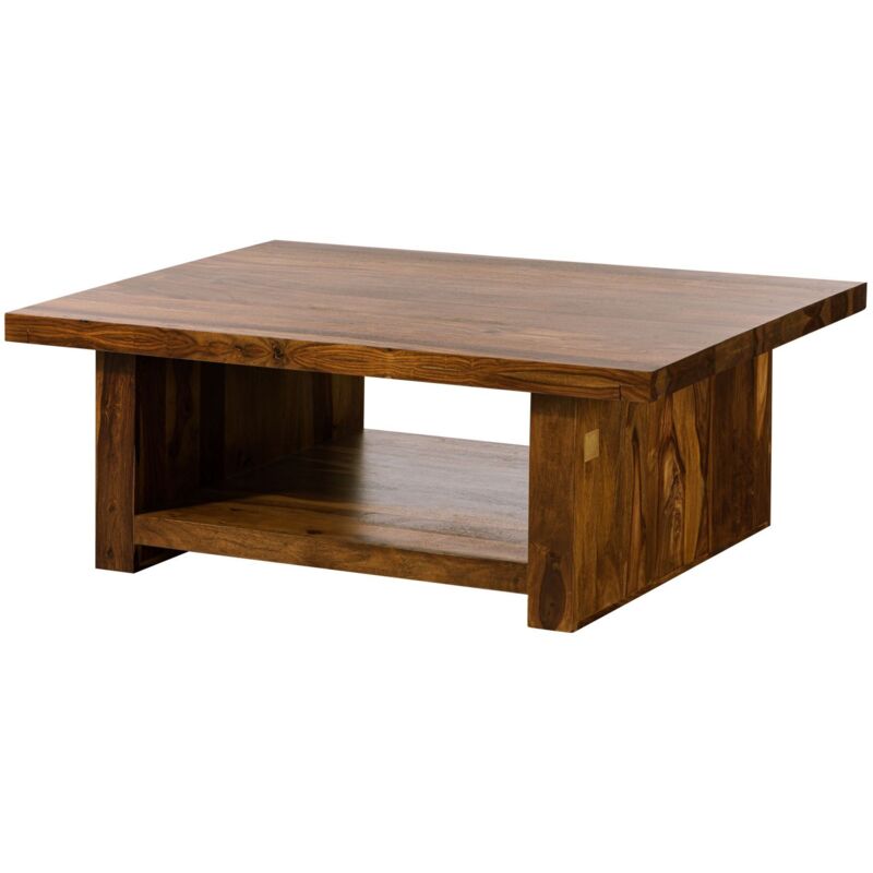 foto del prodotto tavolino da salotto in legno di sheesham / palissandro 120x85x43 noce laccato duke 119