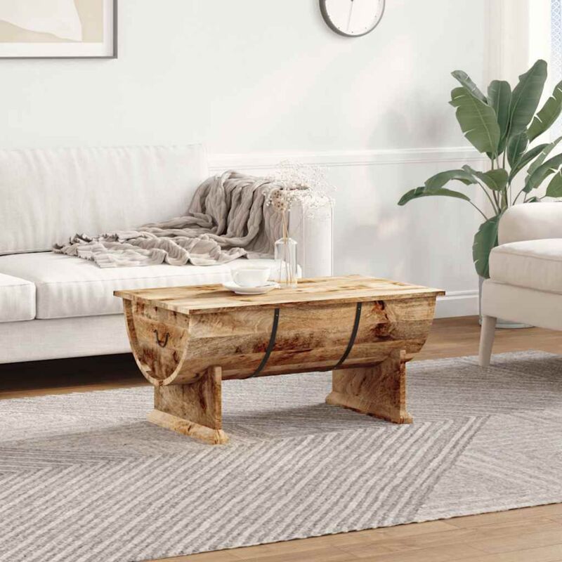 foto del prodotto tavolino da salotto in legno massello di mango 88x50x40 cm vidaxl