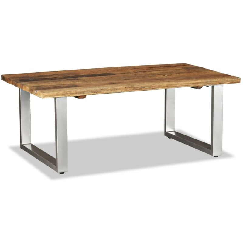 foto del prodotto tavolino da salotto in legno massello recuperato 100x60x38 cm vidaxl