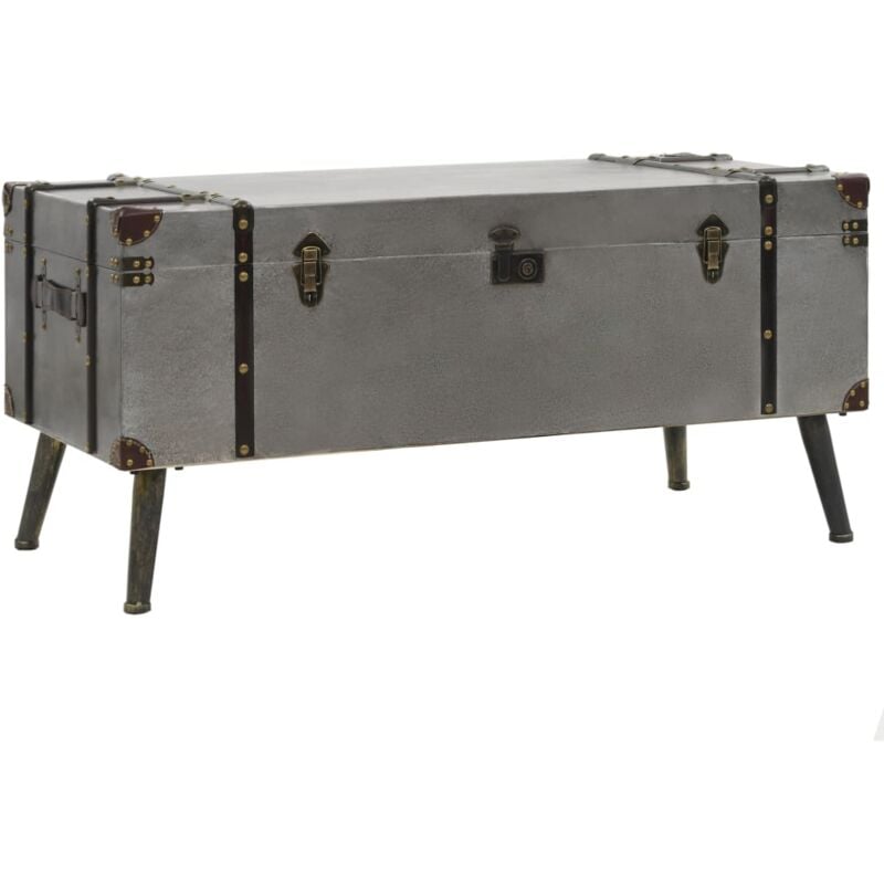 foto del prodotto tavolino da salotto in mdf e alluminio 102x51x47,5 cm vidaxl