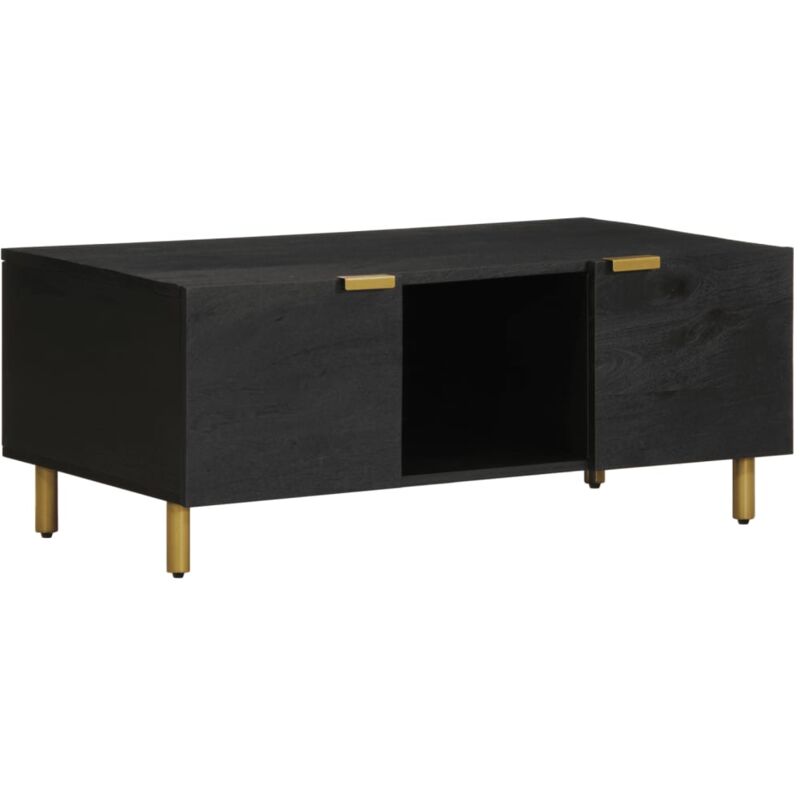 foto del prodotto tavolino da salotto nero 100x54x40 cm in legno multistrato vidaxl