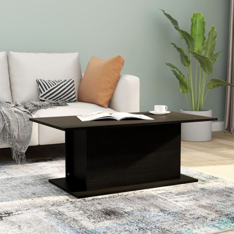 foto del prodotto tavolino da salotto nero 102x55,5x40 cm in truciolato vidaxl