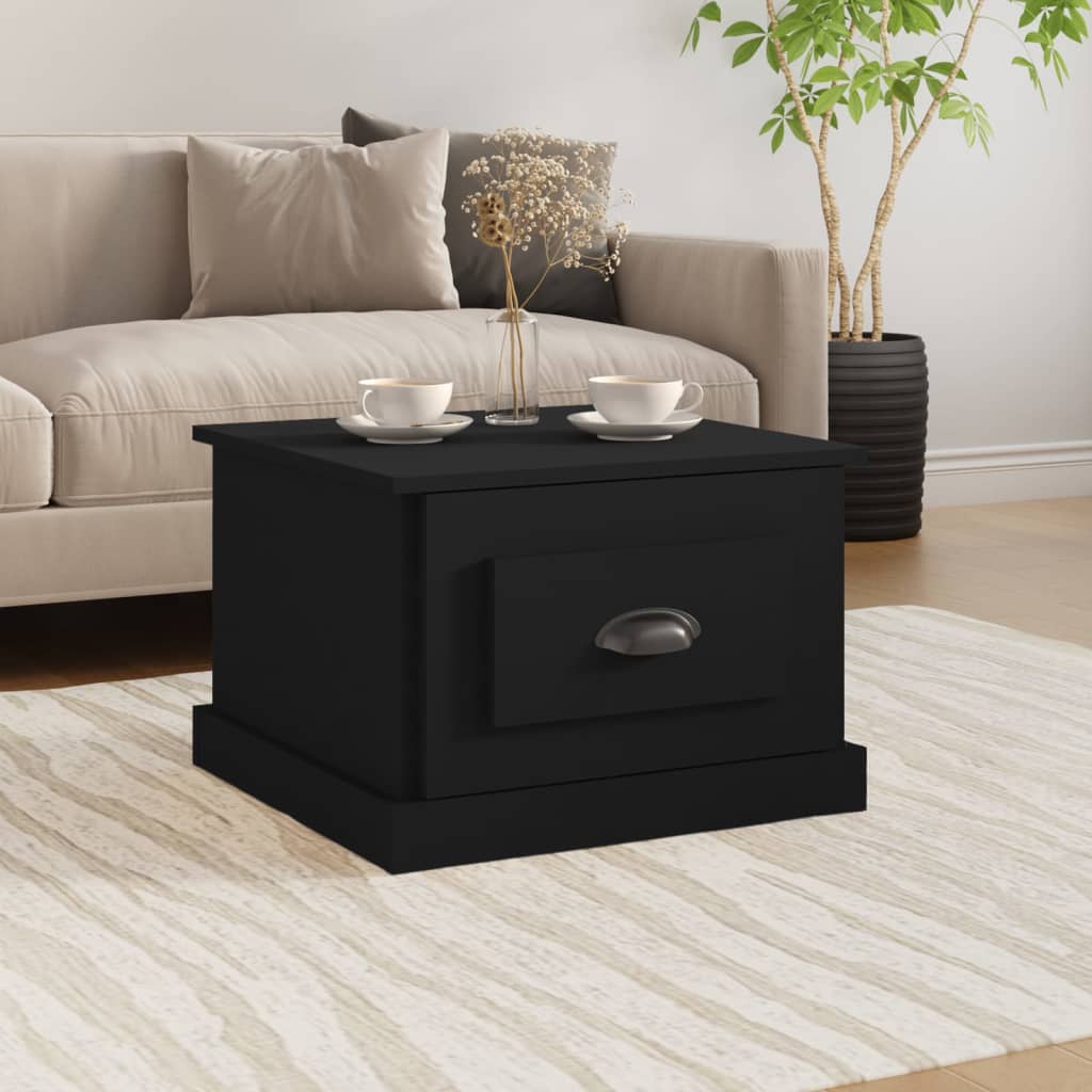 foto del prodotto tavolino da salotto nero 50x50x35 cm in legno multistratocod mxl 129849