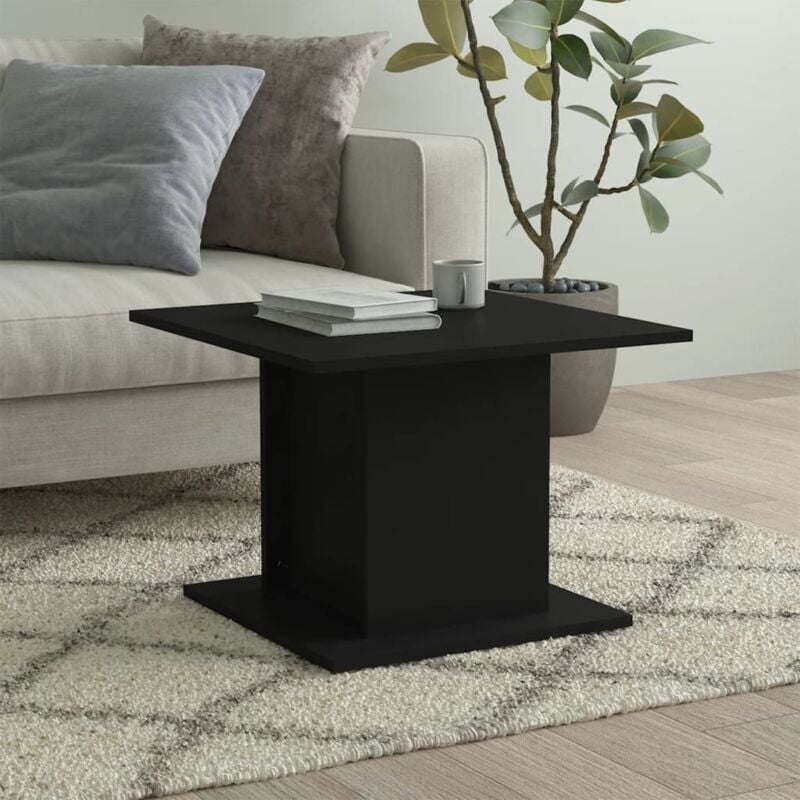 foto del prodotto tavolino da salotto nero 55,5x55,5x40 cm in truciolato vidaxl