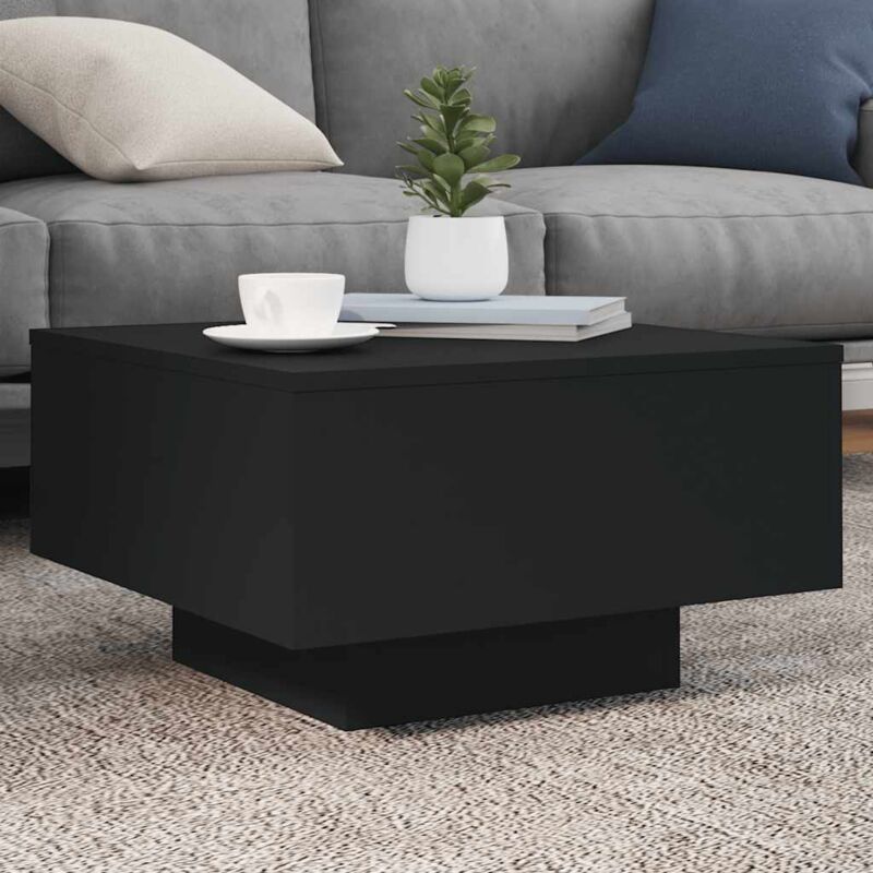 foto del prodotto tavolino da salotto nero 55x55x31 cm in legno multistrato vidaxl
