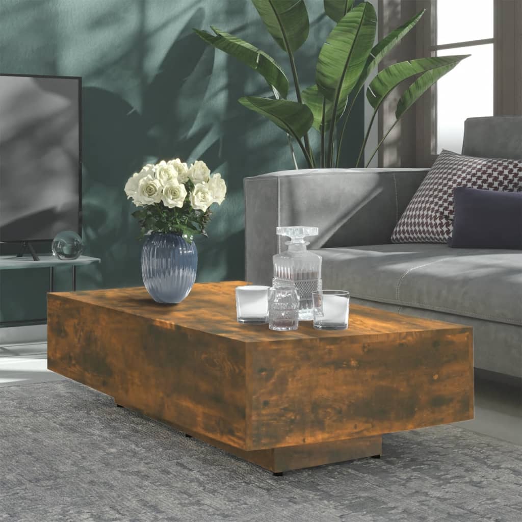 foto del prodotto tavolino da salotto rovere fumo 115x60x31 cm legno multistrato cod mxl 23055