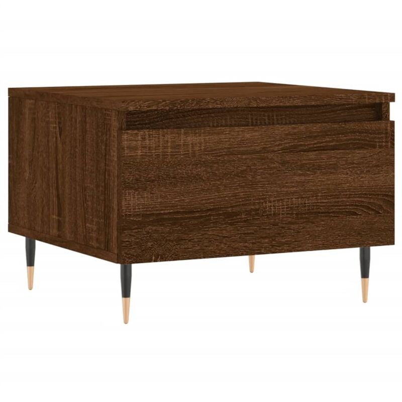 foto del prodotto tavolino da salotto rovere marrone 50x46x35cm legno multistrato vidaxl