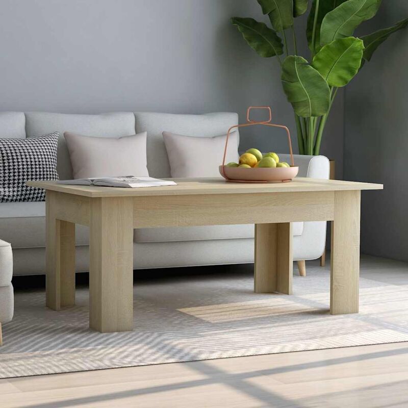 foto del prodotto tavolino da salotto rovere sonoma 100x60x42cm legno multistrato vidaxl