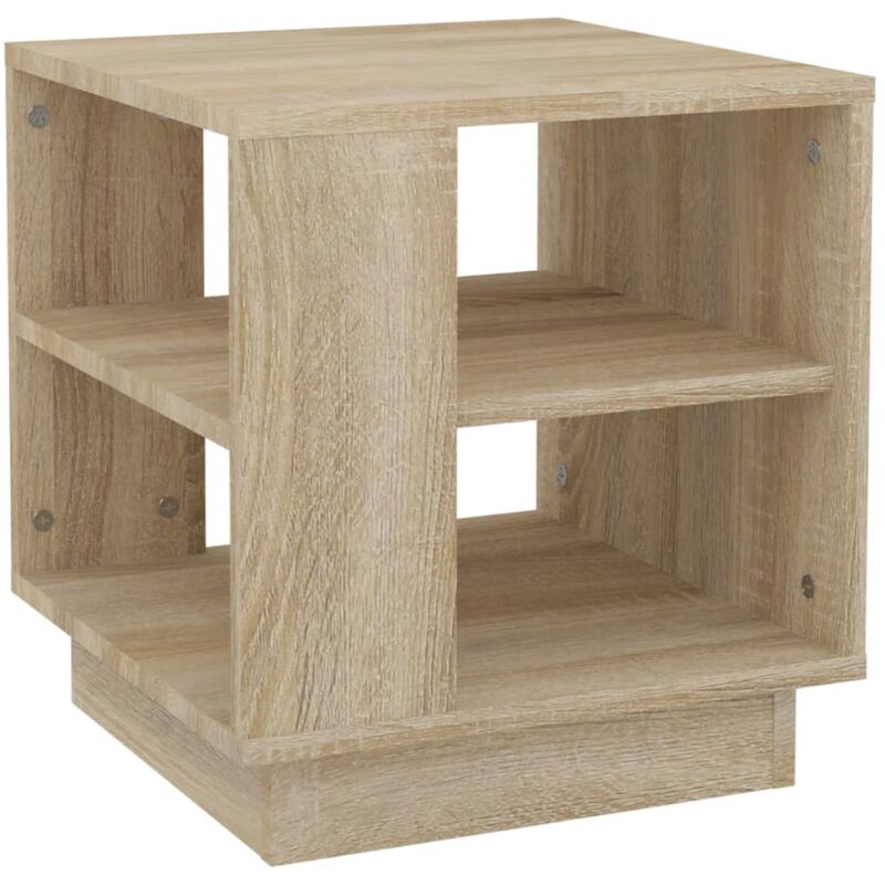 foto del prodotto tavolino da salotto rovere sonoma 40x40x43 cm legno multistrato vidaxl