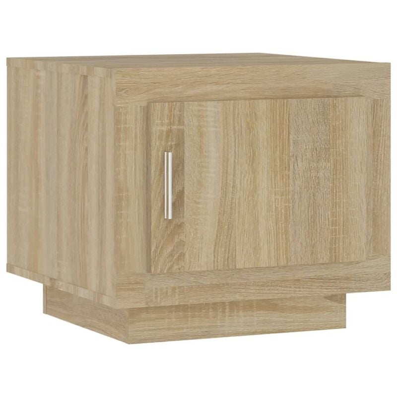 foto del prodotto tavolino da salotto rovere sonoma 51x50x45 cm legno multistrato vidaxl
