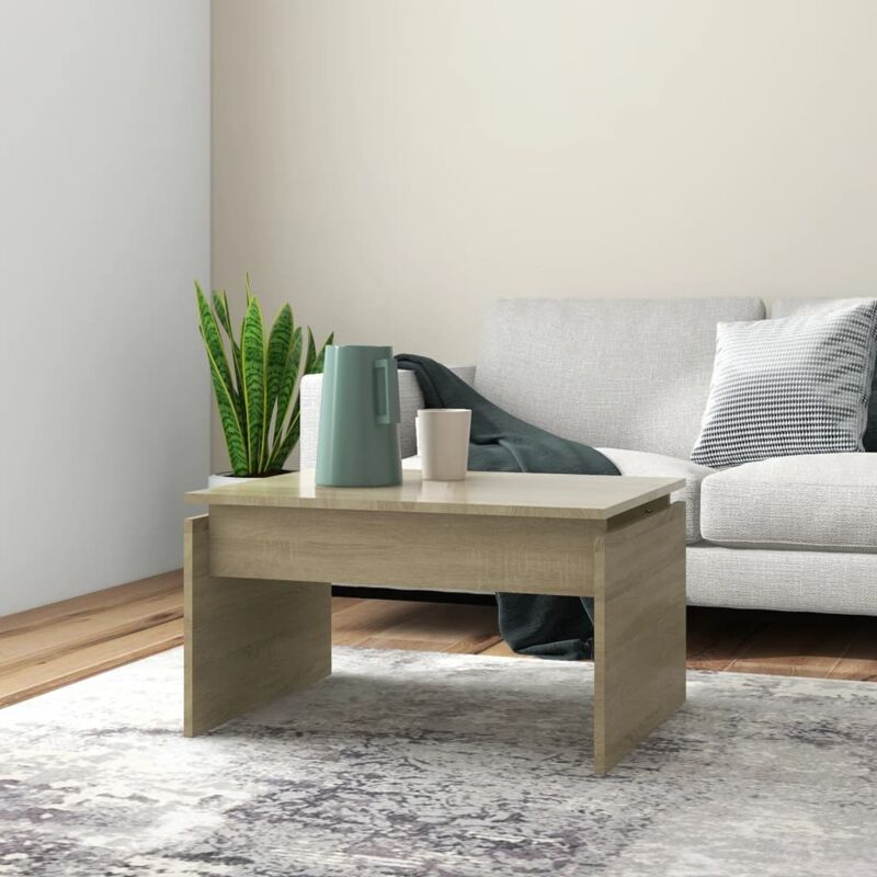 foto del prodotto tavolino da salotto rovere sonoma 68x50x38 cm legno multistrato vidaxl