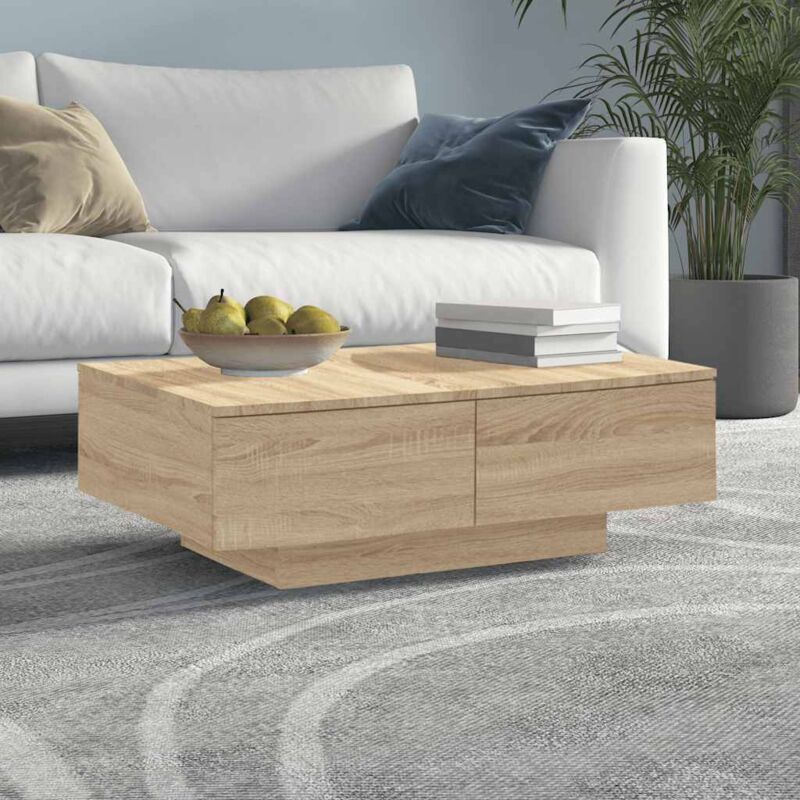 foto del prodotto tavolino da salotto rovere sonoma 90x60x31 cm legno multistrato - vidaxl