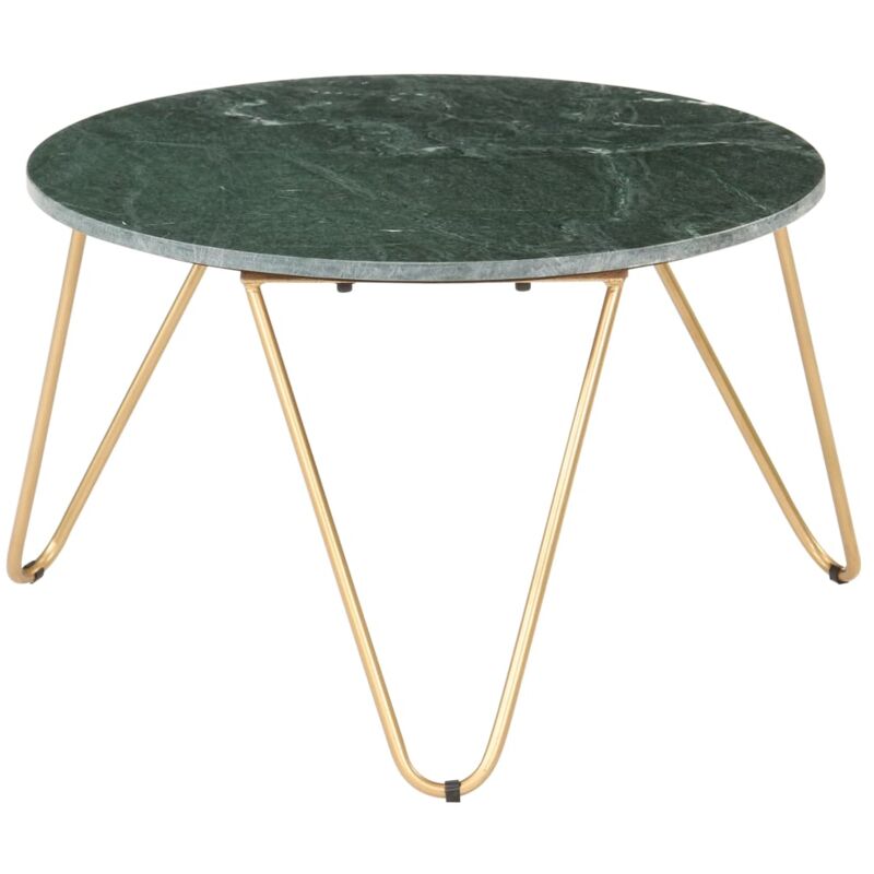 foto del prodotto tavolino da salotto verde 65x65x42 cm pietra vera testura marmo vidaxl