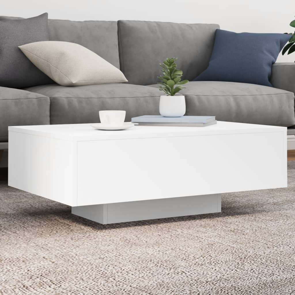 foto del prodotto tavolino da soggiorno con luci led bianco 85x55x31 cmcod mxl 134049