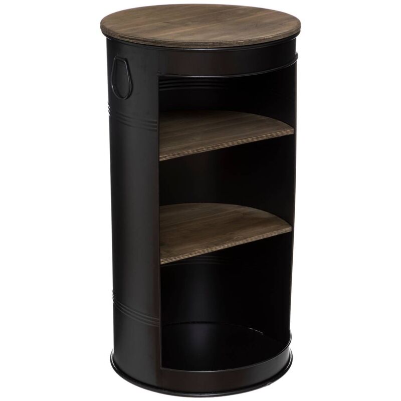 foto del prodotto tavolino diego in metallo nero d50cm atmosphera cr ateur d int rieur