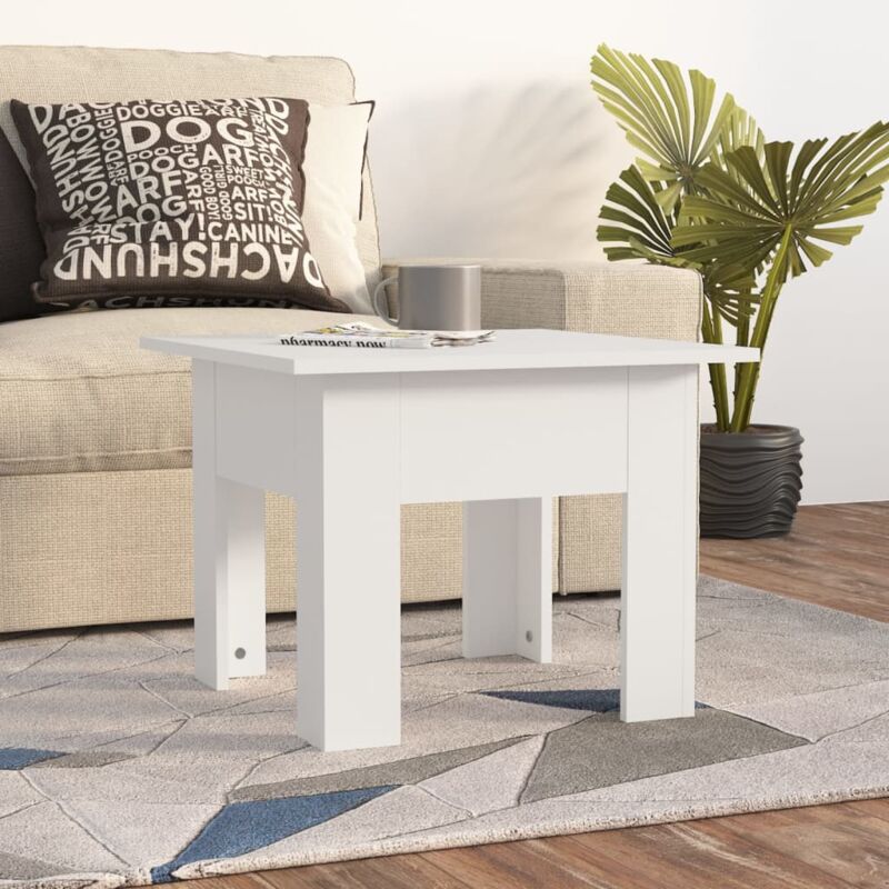 foto del prodotto tavolino ideale sia per salotto che per ufficio 5xx55x42cm vari colori colore bianco