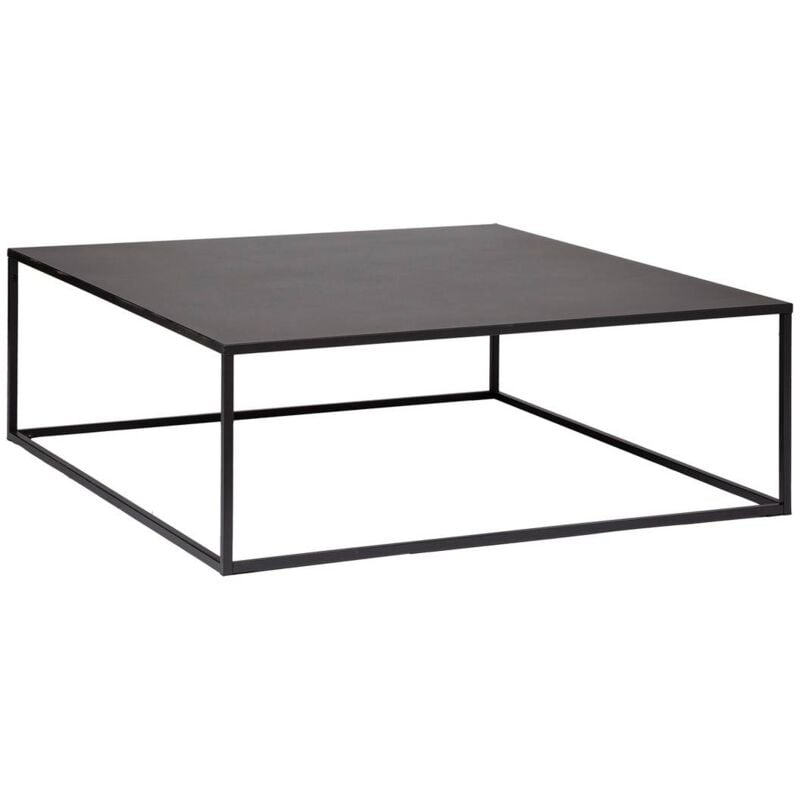 foto del prodotto tavolino in metallo nero gota 100x100cm atmosphera cr ateur d int rieur