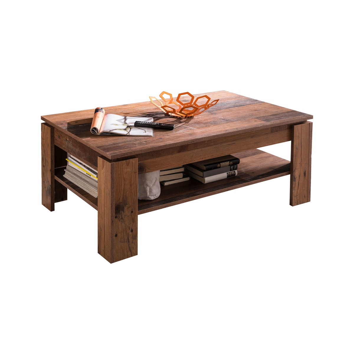 foto del prodotto tavolino indy, marrone, legno, 110x47x65 cm, epikasa