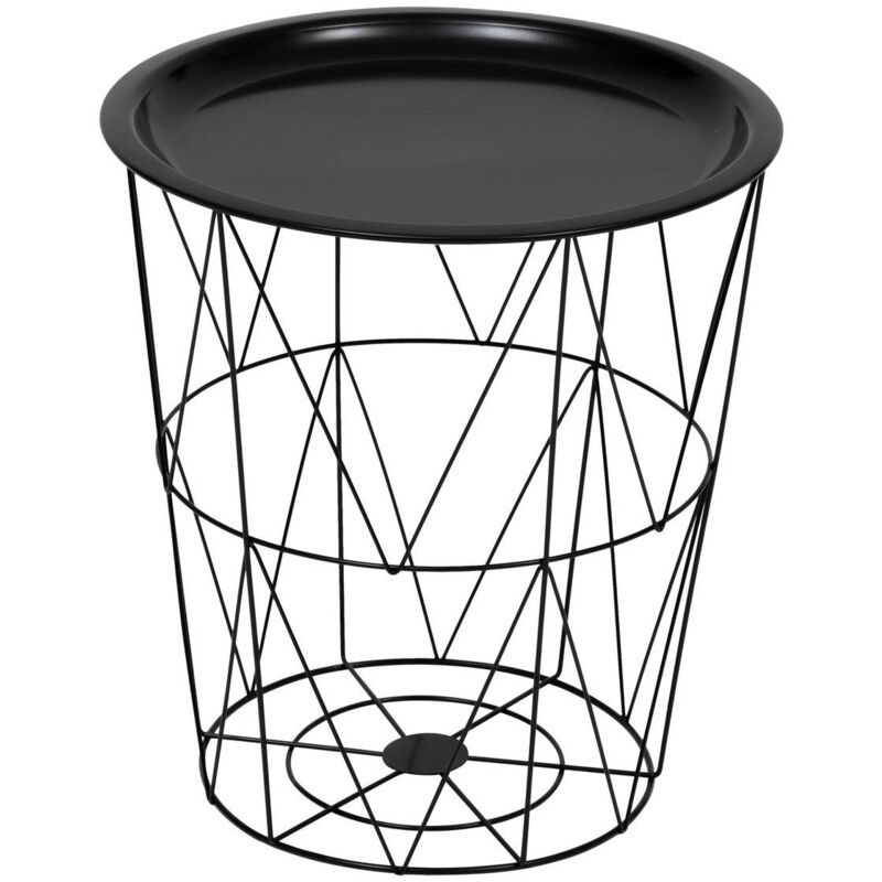 foto del prodotto tavolino kumi nero 40x37x37cm atmosphera cr ateur d int rieur