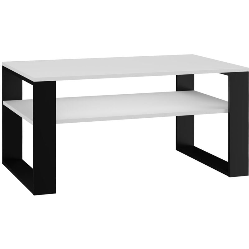 foto del prodotto tavolino moderno 1p, bianco nero