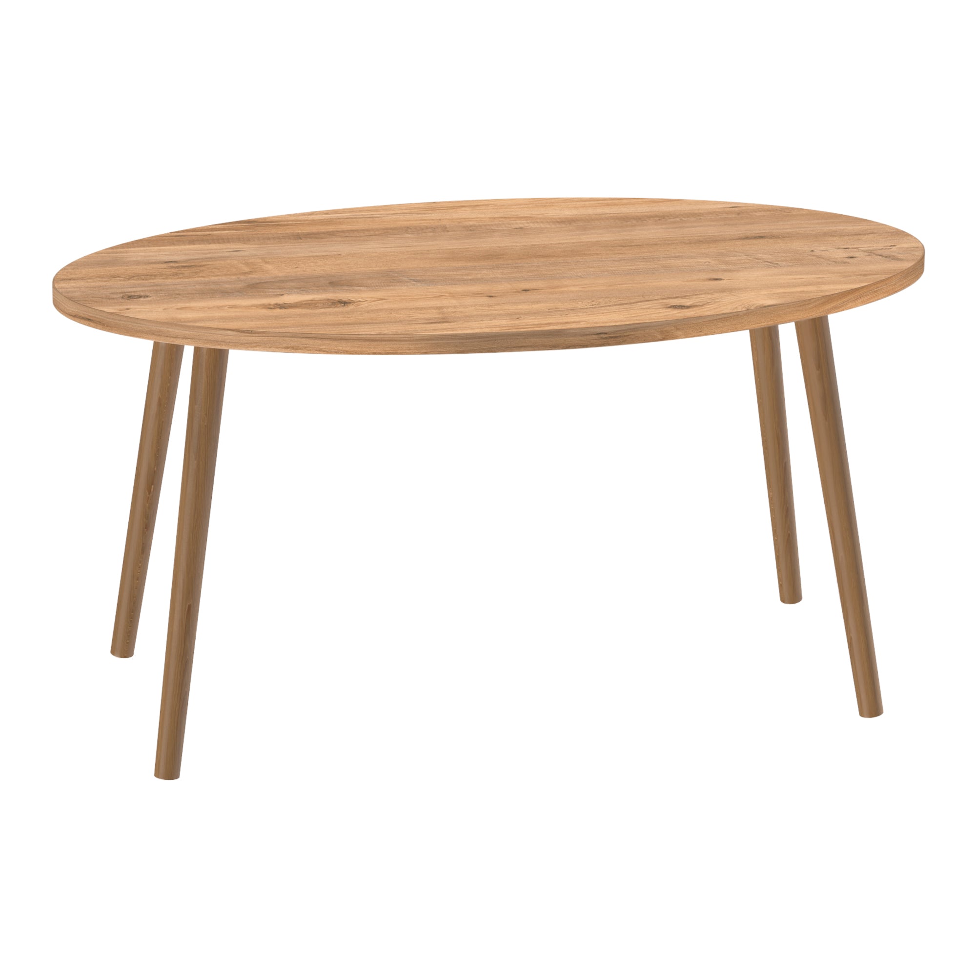foto del prodotto tavolino ovale 41 x 90 x 50 cm naturale 03 0008501