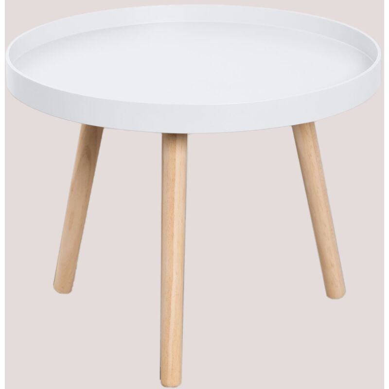 foto del prodotto tavolino rotondo 50 cm in legno sigma sklum