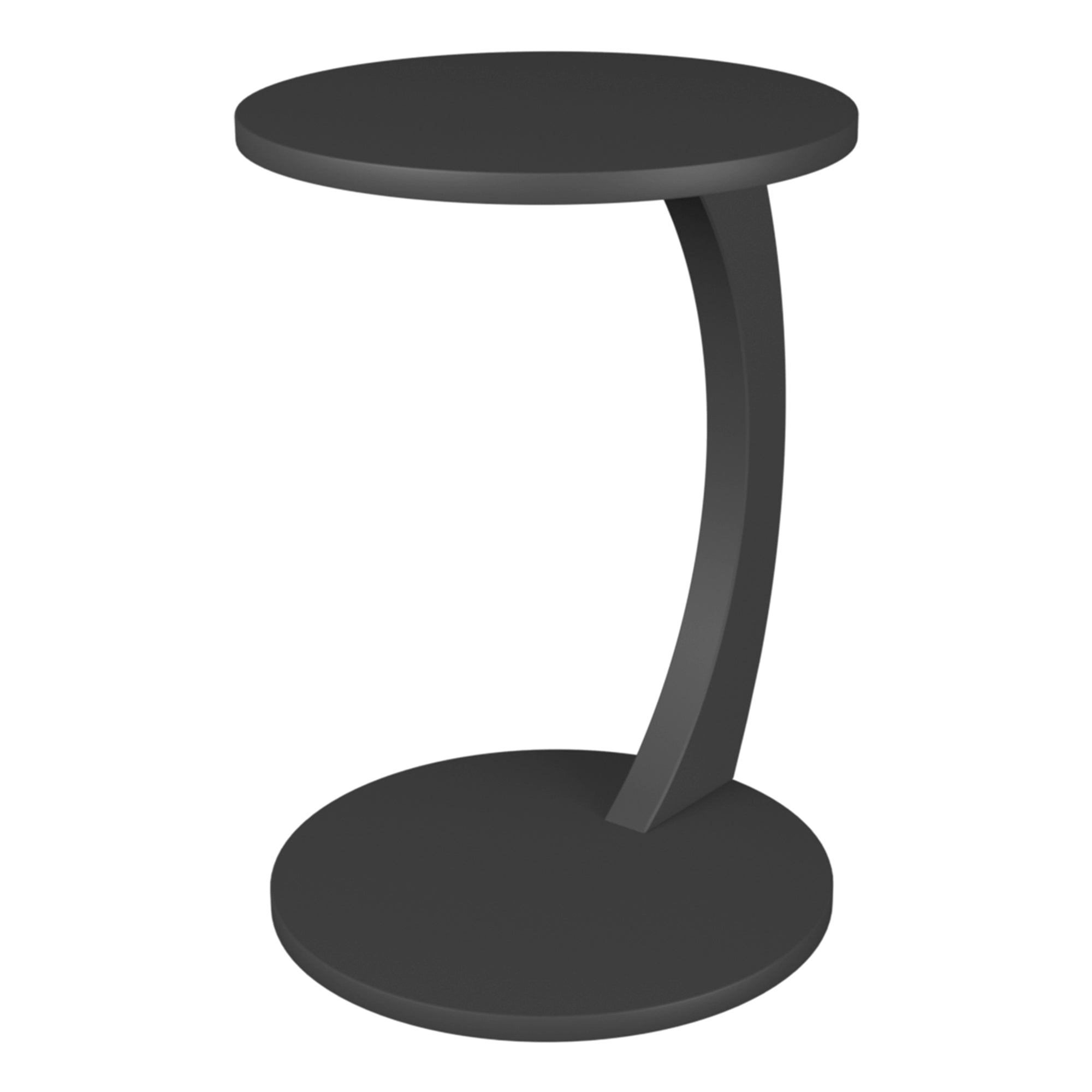 foto del prodotto tavolino rotondo su rotelle 56 x 38 cm grigio 03 0008666