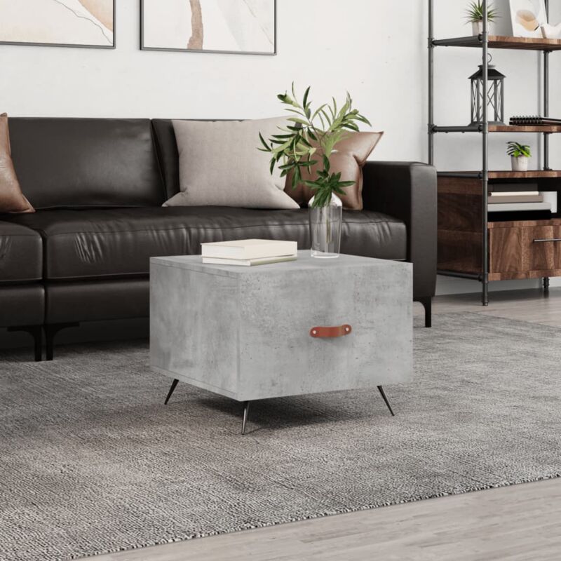 foto del prodotto tavolino salotto grigio cemento 50x50x40 cm legno multistrato vidaxl