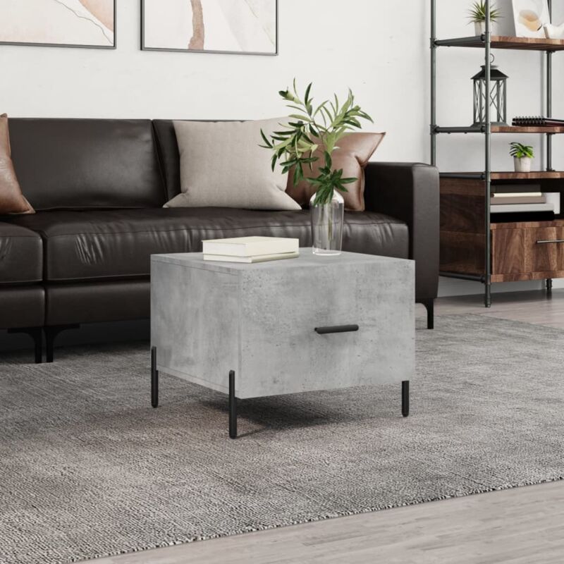 foto del prodotto tavolino salotto grigio cemento 50x50x40 cm legno multistrato vidaxl